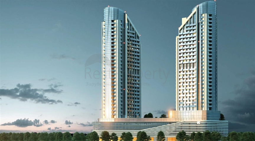 der 29-stöckige Komplex im belebten Viertel von Dubai- Jumeirah Village Triangle