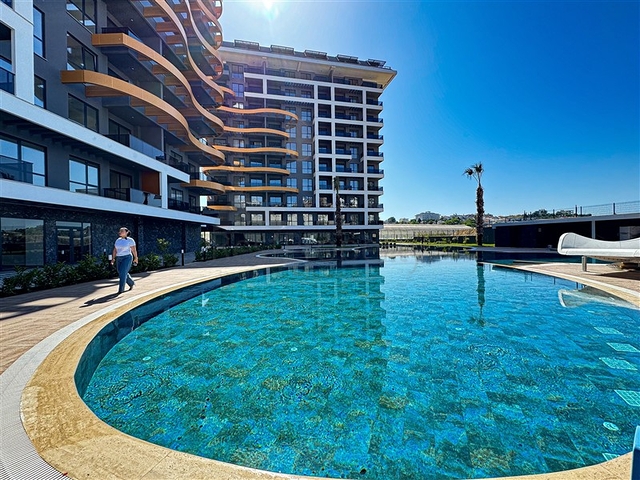 Dreizimmerwohnung in der Gegend mit dem besten Sandstrand in Avsallar