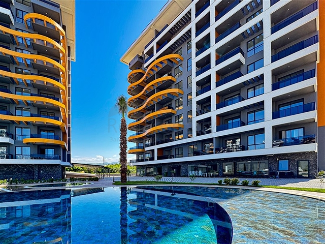 Dreizimmerwohnung in der Gegend mit dem besten Sandstrand in Avsallar