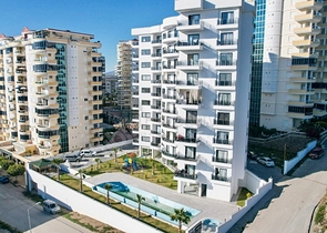 1+1 möblierte Wohnung in Mahmutlar