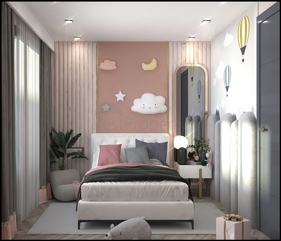 Neues Projekt während der Bauphase im Stadtteil Erdemli