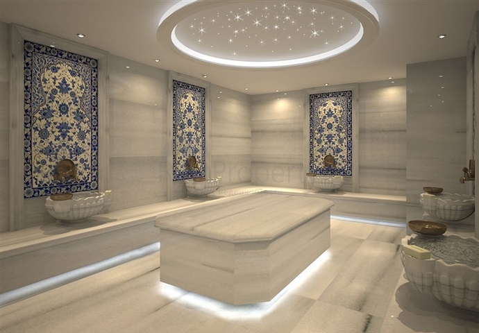 Neues Projekt während der Bauphase im Stadtteil Erdemli