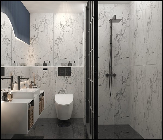 Neues Projekt während der Bauphase im Stadtteil Erdemli