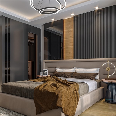 Wohnungen in einer fertigen Wohnanlage in der Wohngegend Tege in Mersin