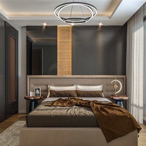 Wohnungen in einer fertigen Wohnanlage in der Wohngegend Tege in Mersin