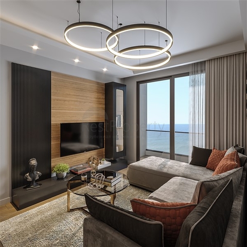 Wohnungen in einer fertigen Wohnanlage in der Wohngegend Tege in Mersin