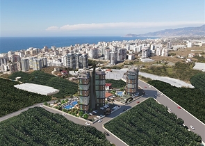 1+1 Apartment in Mahmutlar