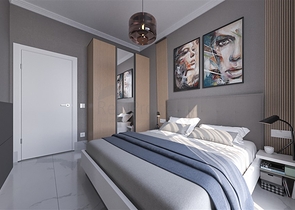 1+1 Apartment in Mahmutlar