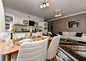 Schöne Wohnung in einer Residenz am Meer im Stadtteil Mahmutlar.