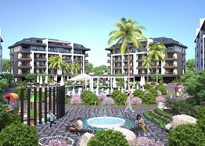 Zweizimmerwohnung in einem neuen Komplex Bezirk Oba