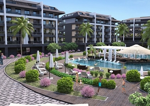 Zweizimmerwohnung in einem neuen Komplex Bezirk Oba