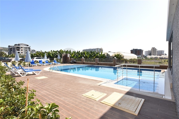 Penthouse 2+1 in einem neuen Haus, 400 m vom Meer entfernt 