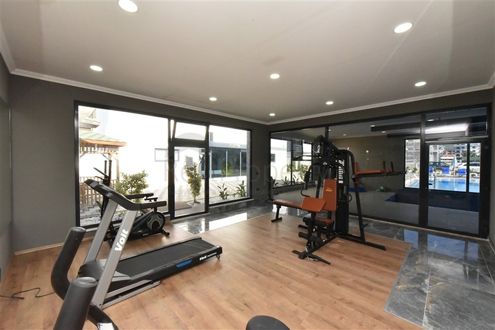 Penthouse 2+1 in einem neuen Haus, 400 m vom Meer entfernt 