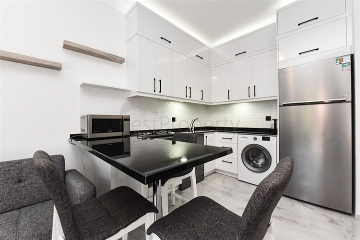 1+1 möblierte Wohnung in Avsallar