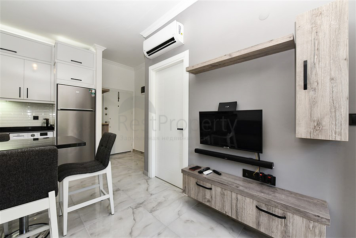 1+1 möblierte Wohnung in Avsallar