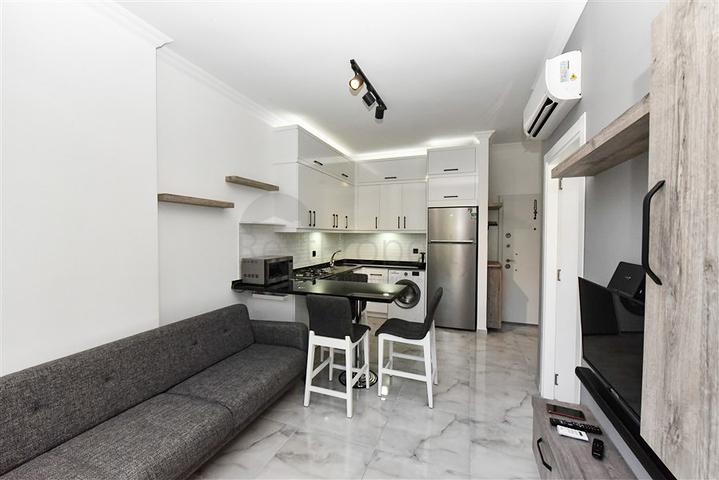 1+1 möblierte Wohnung in Avsallar