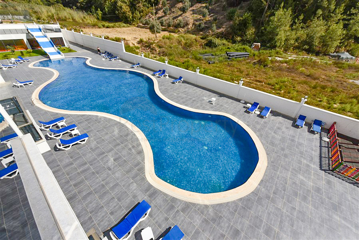 1+1 möblierte Wohnung in Avsallar