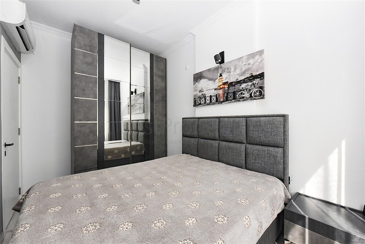 1+1 möblierte Wohnung in Avsallar