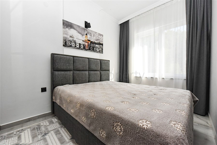 1+1 möblierte Wohnung in Avsallar