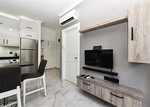 1+1 möblierte Wohnung in Avsallar