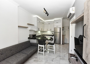 1+1 möblierte Wohnung in Avsallar