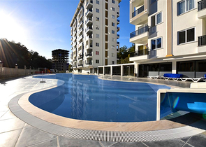 1+1 möblierte Wohnung in Avsallar