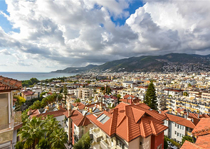 3+1 Wohnung mit separater Küche am Fuße der Festung von Alanya