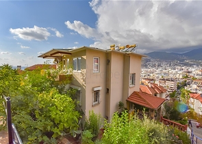 3+1 Wohnung mit separater Küche am Fuße der Festung von Alanya