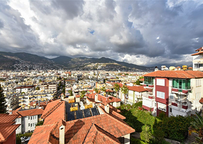 3+1 Wohnung mit separater Küche am Fuße der Festung von Alanya
