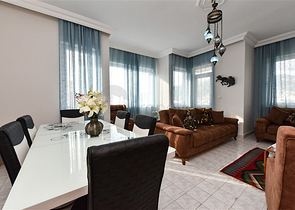 3+1 Wohnung mit separater Küche am Fuße der Festung von Alanya