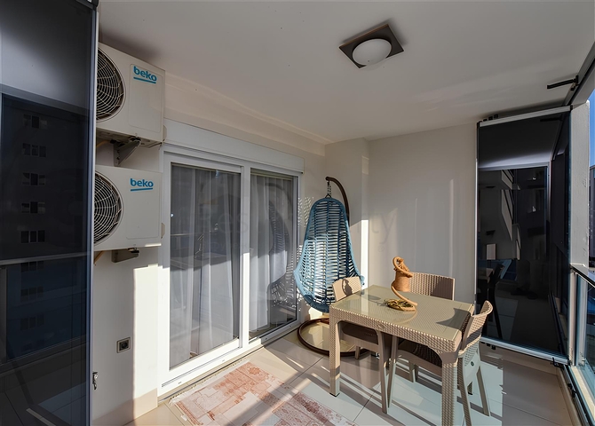 Möblierte 1+1-Wohnung im Stadtteil Mahmutlar