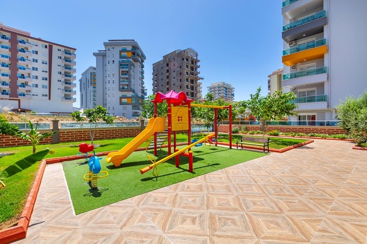 Möblierte 1+1-Wohnung im Stadtteil Mahmutlar