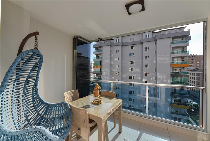 Möblierte 1+1-Wohnung im Stadtteil Mahmutlar