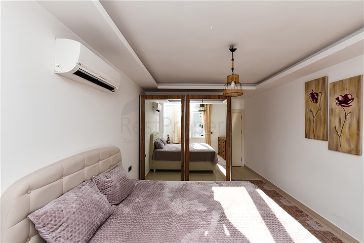 Möblierte 1+1-Wohnung im Stadtteil Mahmutlar