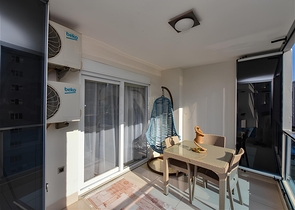 Möblierte 1+1-Wohnung im Stadtteil Mahmutlar