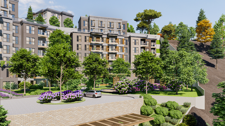 Eine groß angelegte Wohnanlage im Zentrum des Bezirks Pendik Eine groß angelegte Wohnanlage im Zentrum des Bezirks Pendik