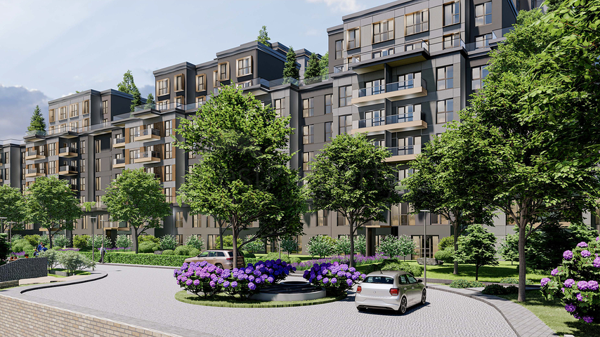 Eine groß angelegte Wohnanlage im Zentrum des Bezirks Pendik Eine groß angelegte Wohnanlage im Zentrum des Bezirks Pendik