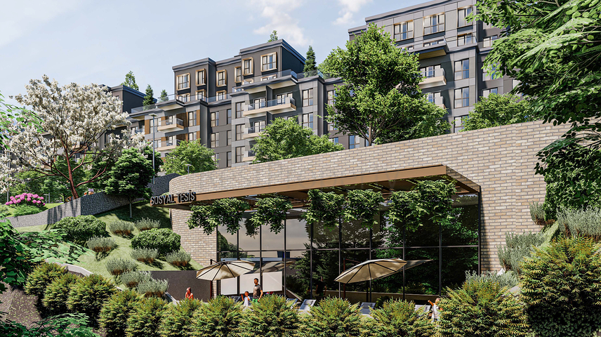 Eine groß angelegte Wohnanlage im Zentrum des Bezirks Pendik Eine groß angelegte Wohnanlage im Zentrum des Bezirks Pendik