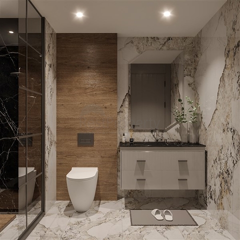 Wohnungen in einem im Bau befindlichen Komplex im Bezirk Tomyuk