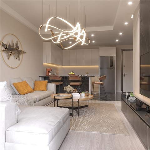 Wohnungen in einem im Bau befindlichen Komplex mit reicher Infrastruktur im Stadtteil Erdemli