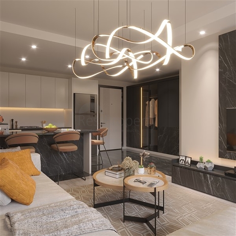 Wohnungen in einem im Bau befindlichen Komplex mit reicher Infrastruktur im Stadtteil Erdemli