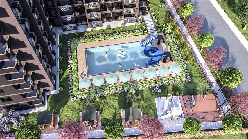 Projekt während der Bauphase im Gebiet von Cesmeli   