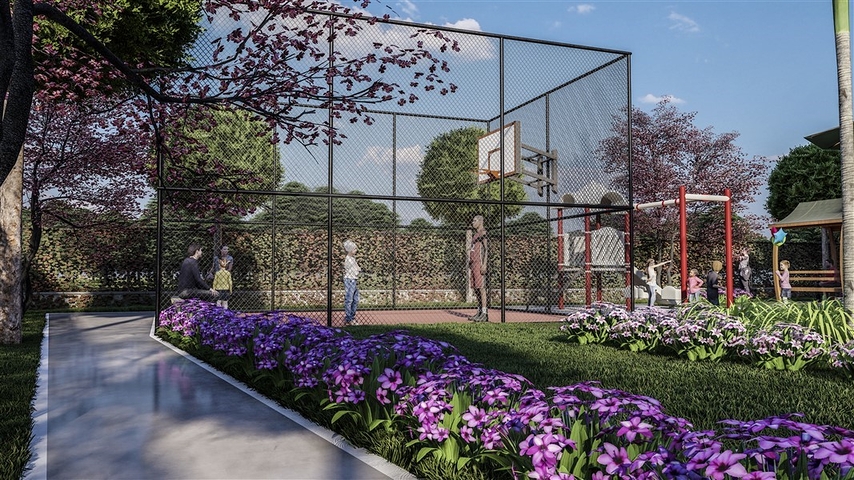 Projekt während der Bauphase im Gebiet von Cesmeli   