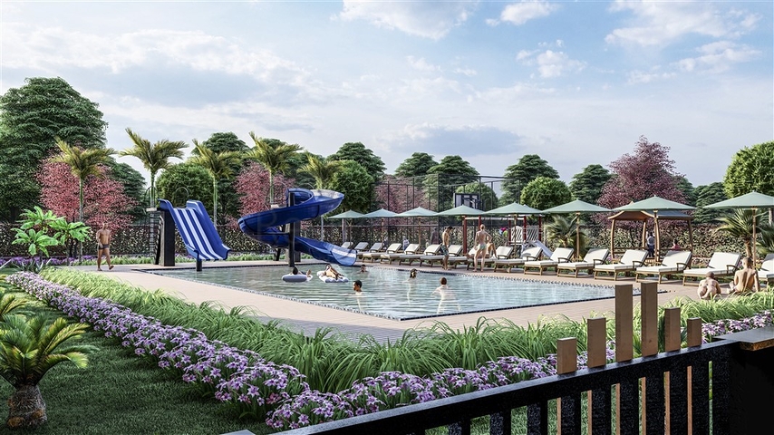 Projekt während der Bauphase im Gebiet von Cesmeli   