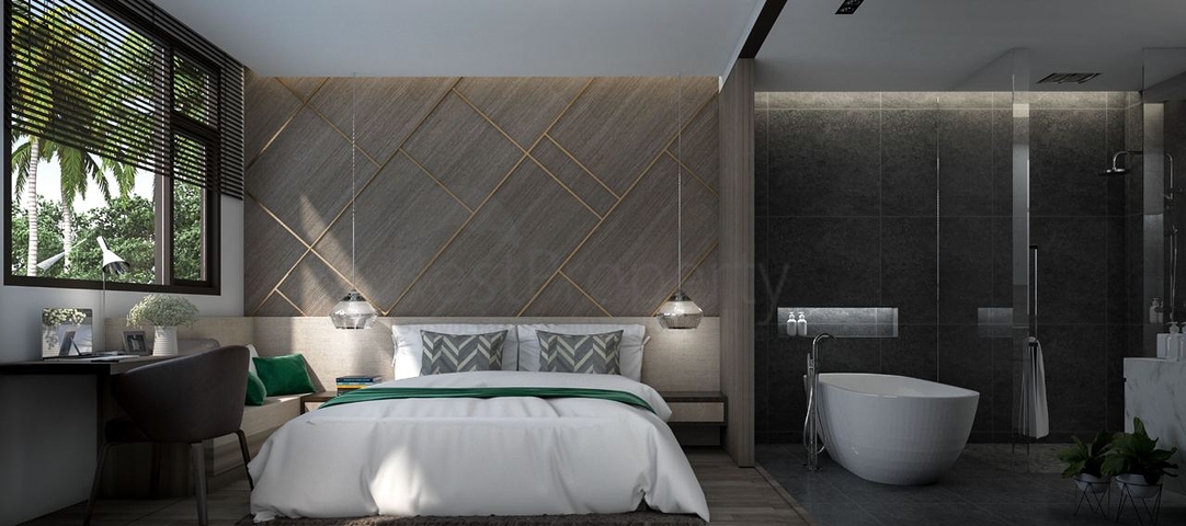 Fertige Wohnung 300 m vom Strand von Karon entfernt