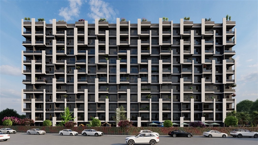 Investitionsprojekt während der Bauphase im Bezirk Kocahasanla