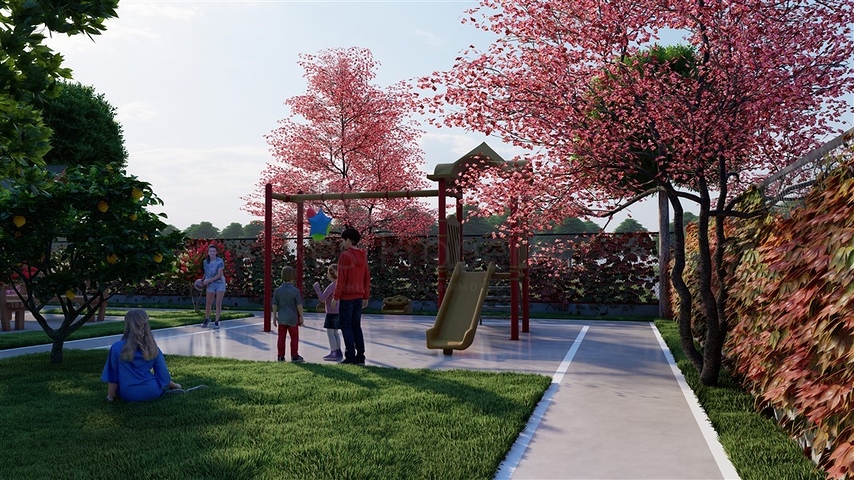 Wohnungen in einem im Bau befindlichen Komplex in der Nachbarschaft von Cesmeli