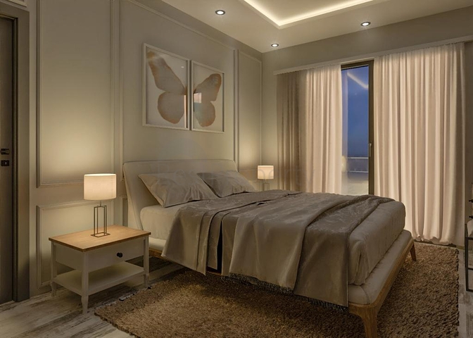 Wohnkomplex in der Endphase des Baus im Gebiet von Cesmeli