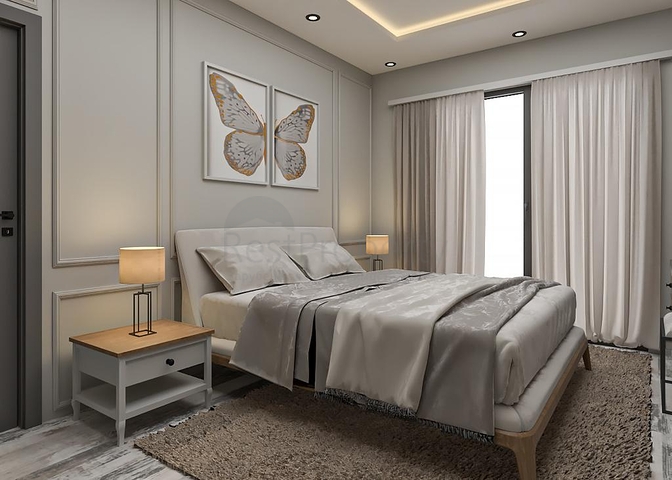 Wohnkomplex in der Endphase des Baus im Gebiet von Cesmeli