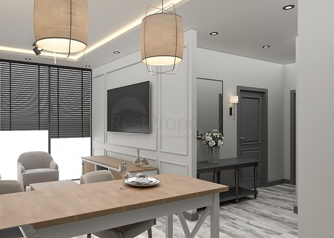 Wohnkomplex in der Endphase des Baus im Gebiet von Cesmeli